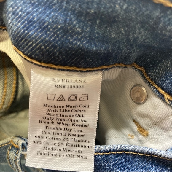 EVERLANE Highrise Skinny Ankle Jeans size 25 - Picture 7 of 10